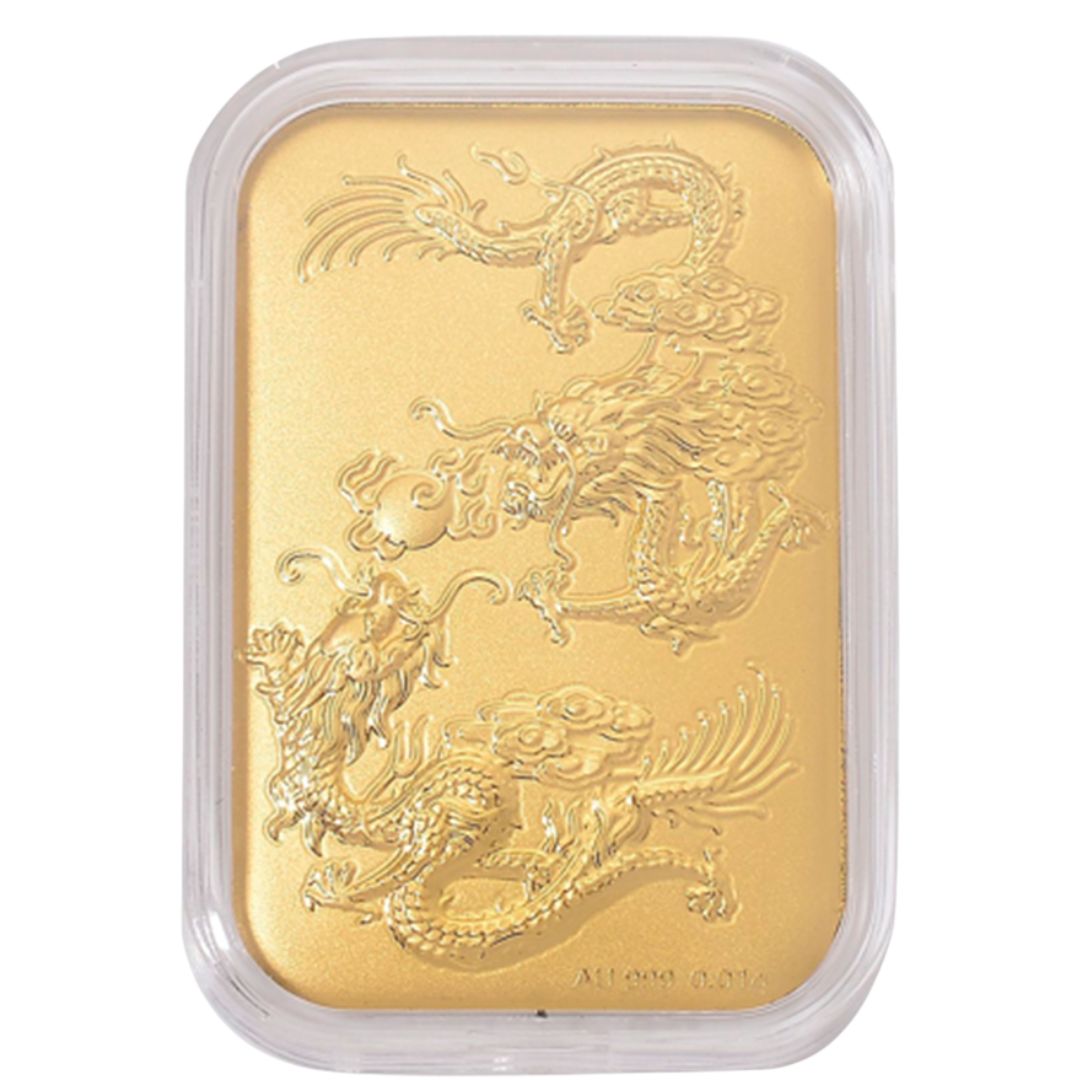 24K Gold Dragon Emboss Sheet – Sacred Symbol of Rising Energy