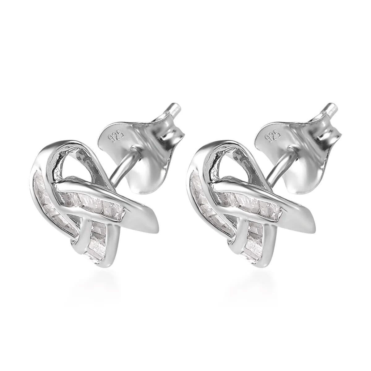 Celtic Knot Diamond Earrings - A Symbol of Unbreakable Bonds (100% Genuine Diamonds & 925 Sterling Silver)