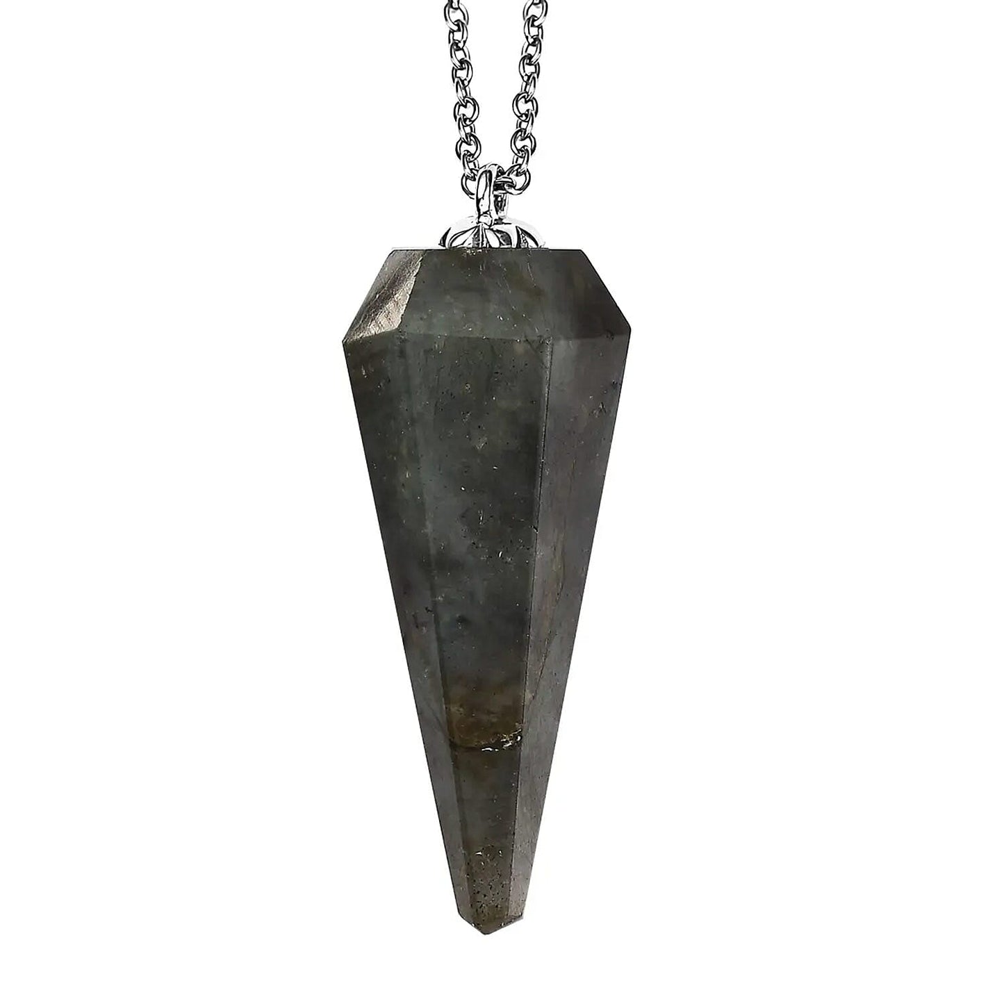 Karis Labradorite Pendulum Pendant — Unveil Mystical Beauty & Energy