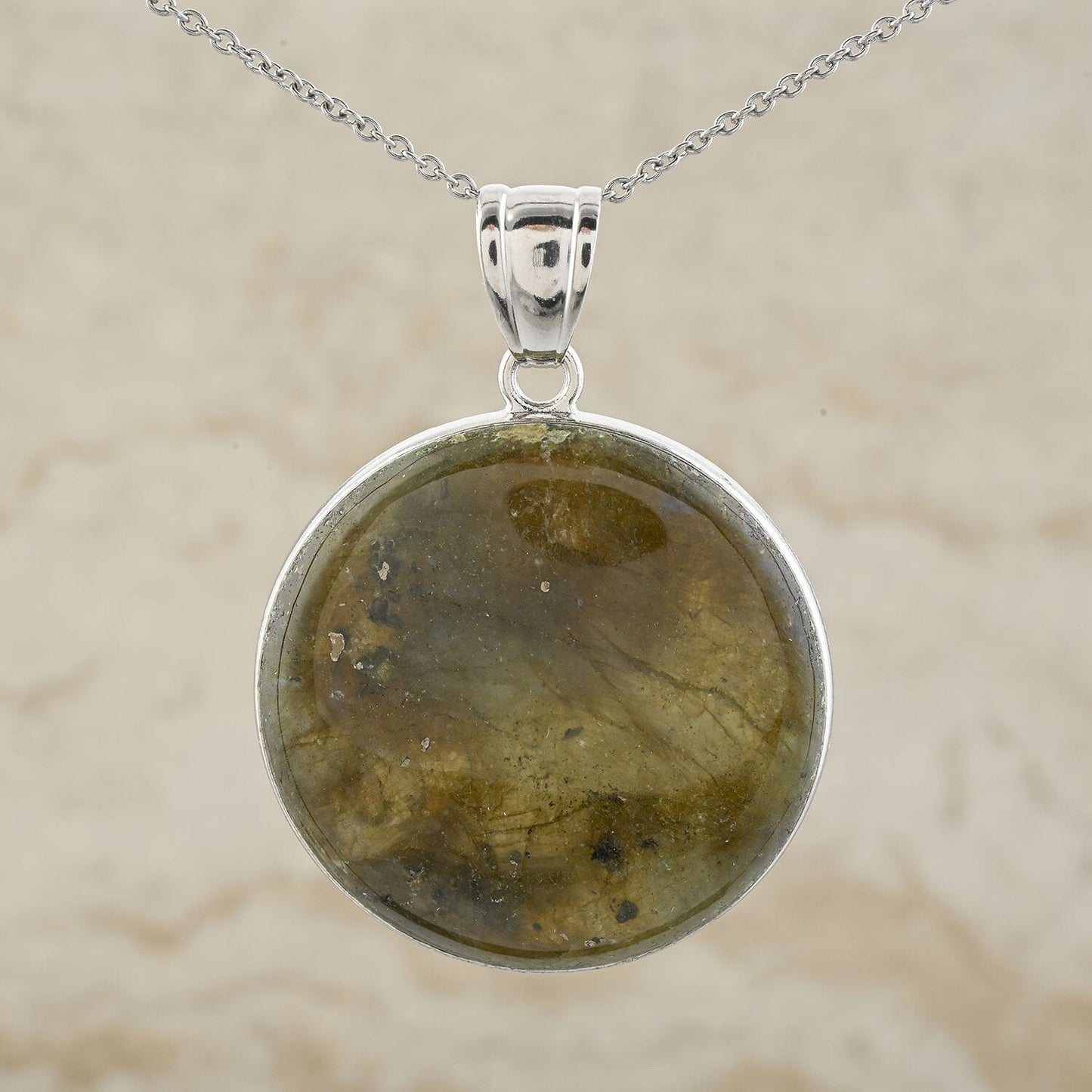 Round Labradorite Necklace – A Talisman for Transformation