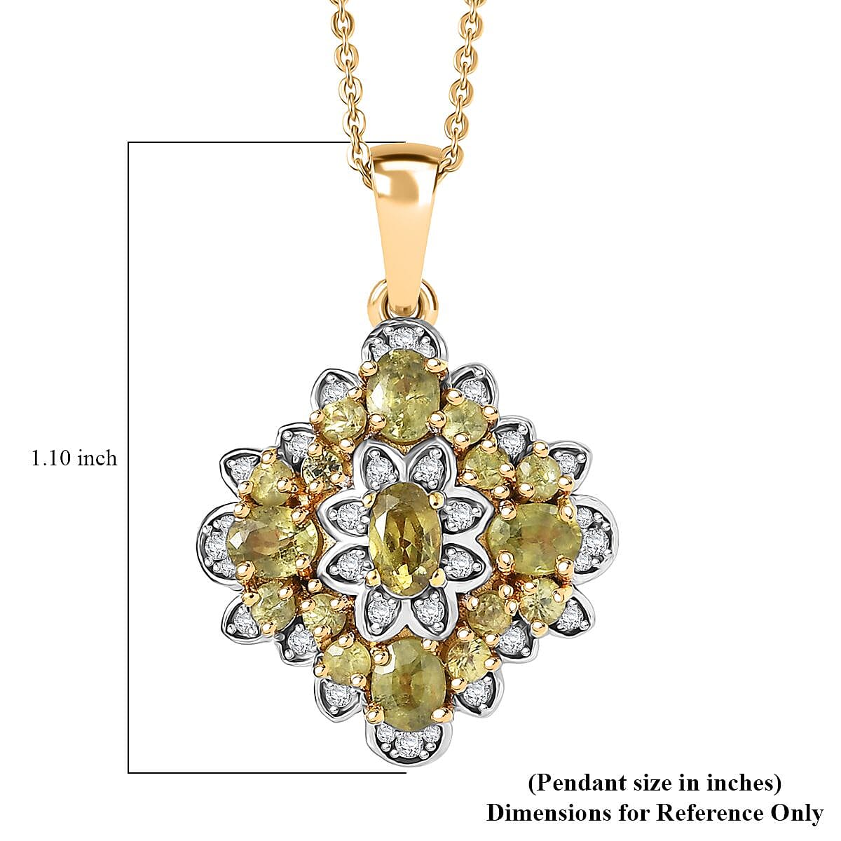 Verdant Empress Demantoid Garnet Pendant — Awakening Prosperity & Inner Strength