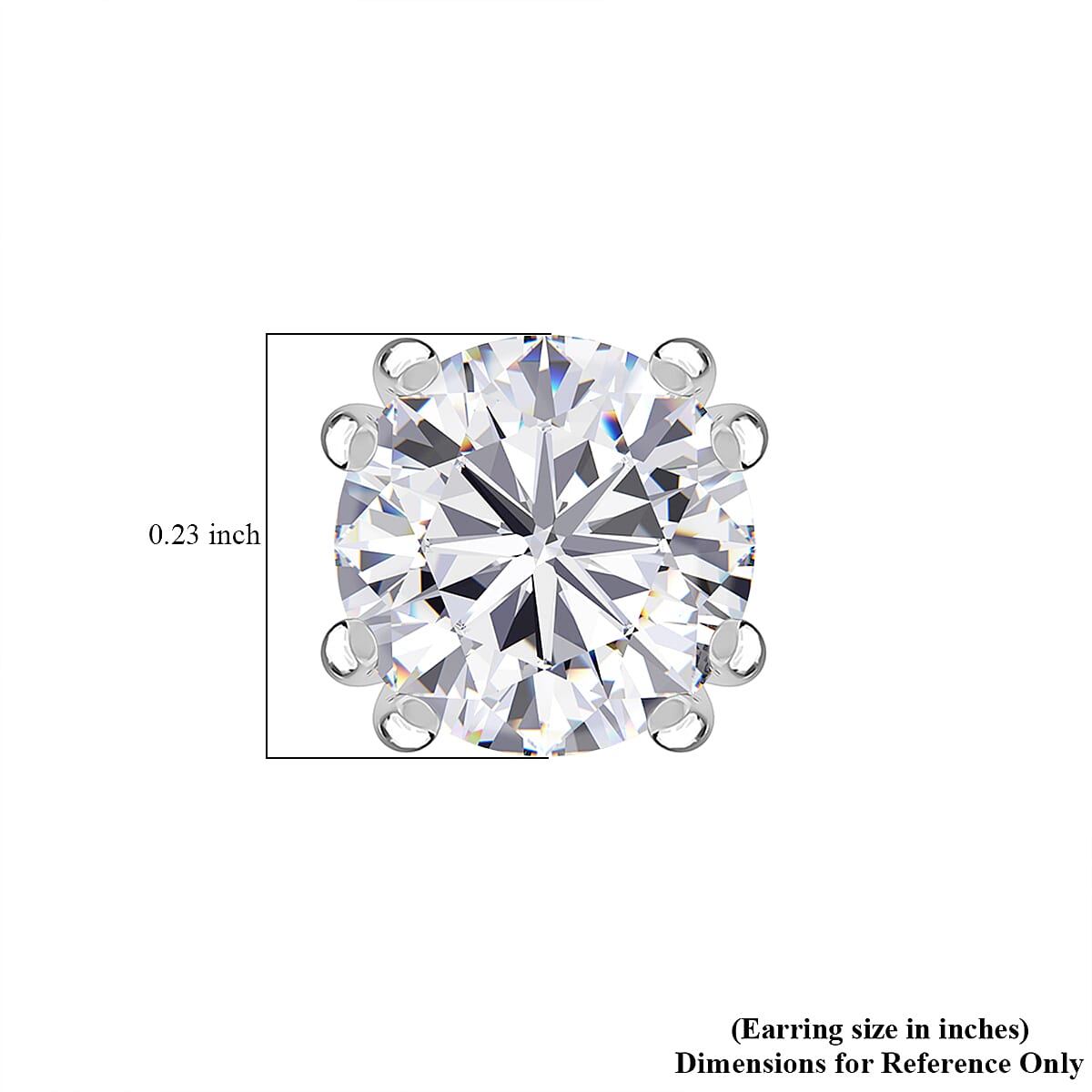 Set of 3 - Moissanite Solitaire Stud Earrings Set – Sparkle and Shine in Every Trio