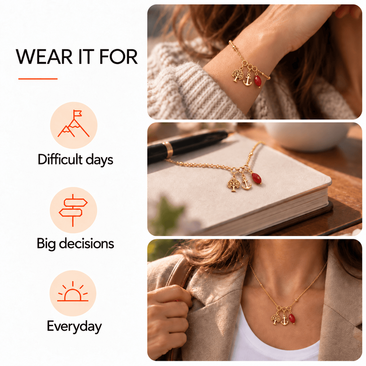 Courage Charm Set – Carry Confidence Wherever You Go