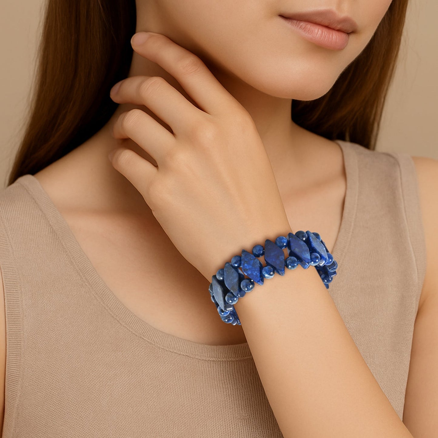 Speak Your Truth Lapis Lazuli Bracelet โ For Honest Conversations & Authentic Living