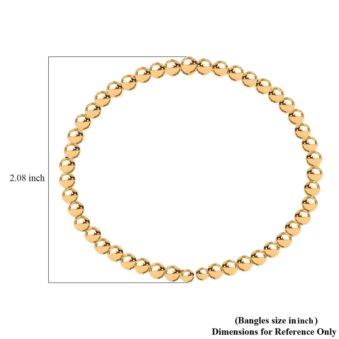 10K Yellow Gold 4mm Bead Adjustable Bracelet – Effortless Elegance, Perfect Fit