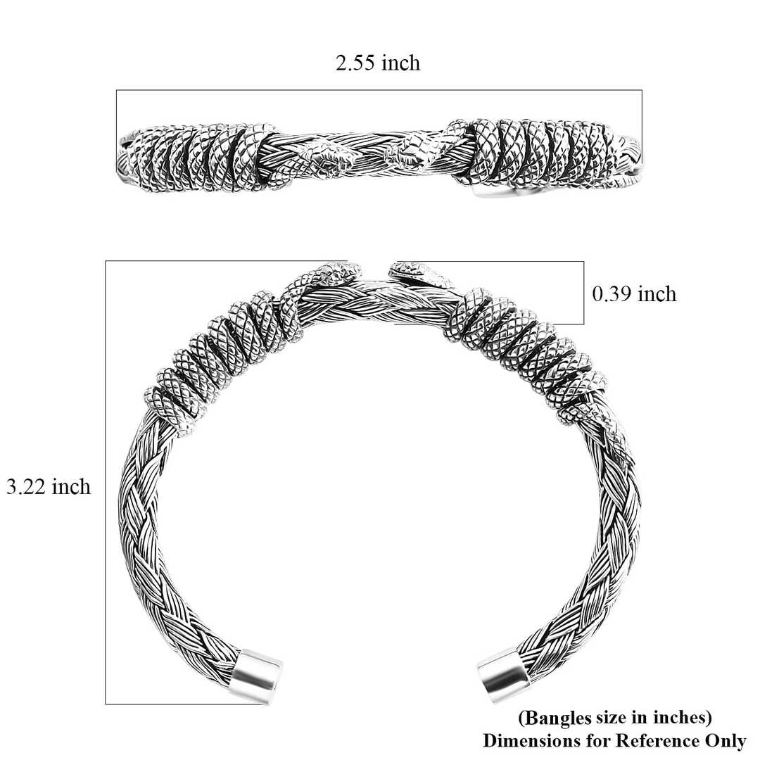 Bali Legacy Snake Cuff Bracelet