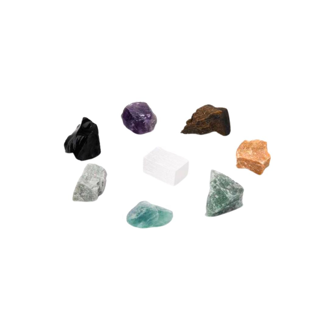 Complete Chakra Balancing Kit – 22-Piece Crystal, Oil & Energy Healing Set