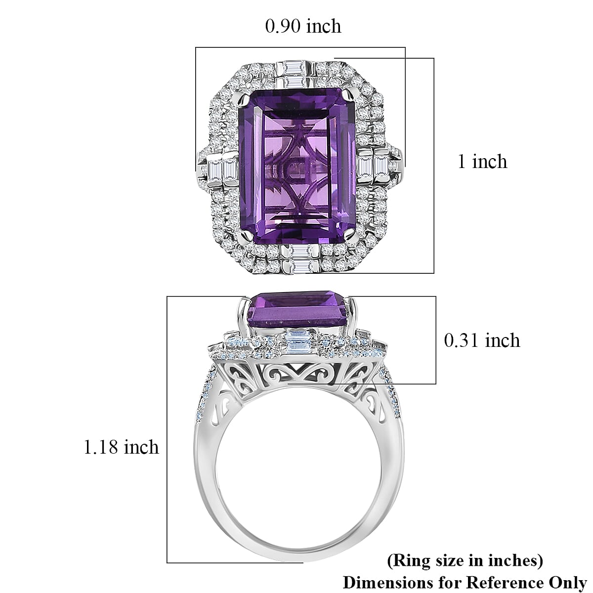 Crowned Oracle Lusaka Amethyst Ring — Authority, Vision & Bold Elegance