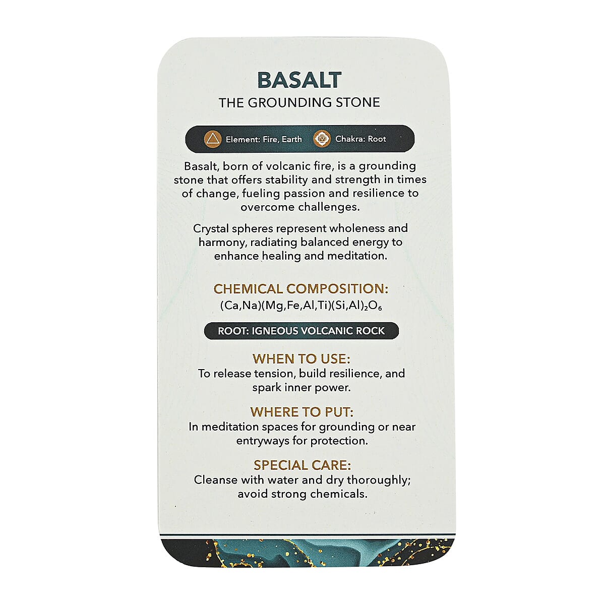 Basalt Sphere β Grounding Energy and Earthly Strength