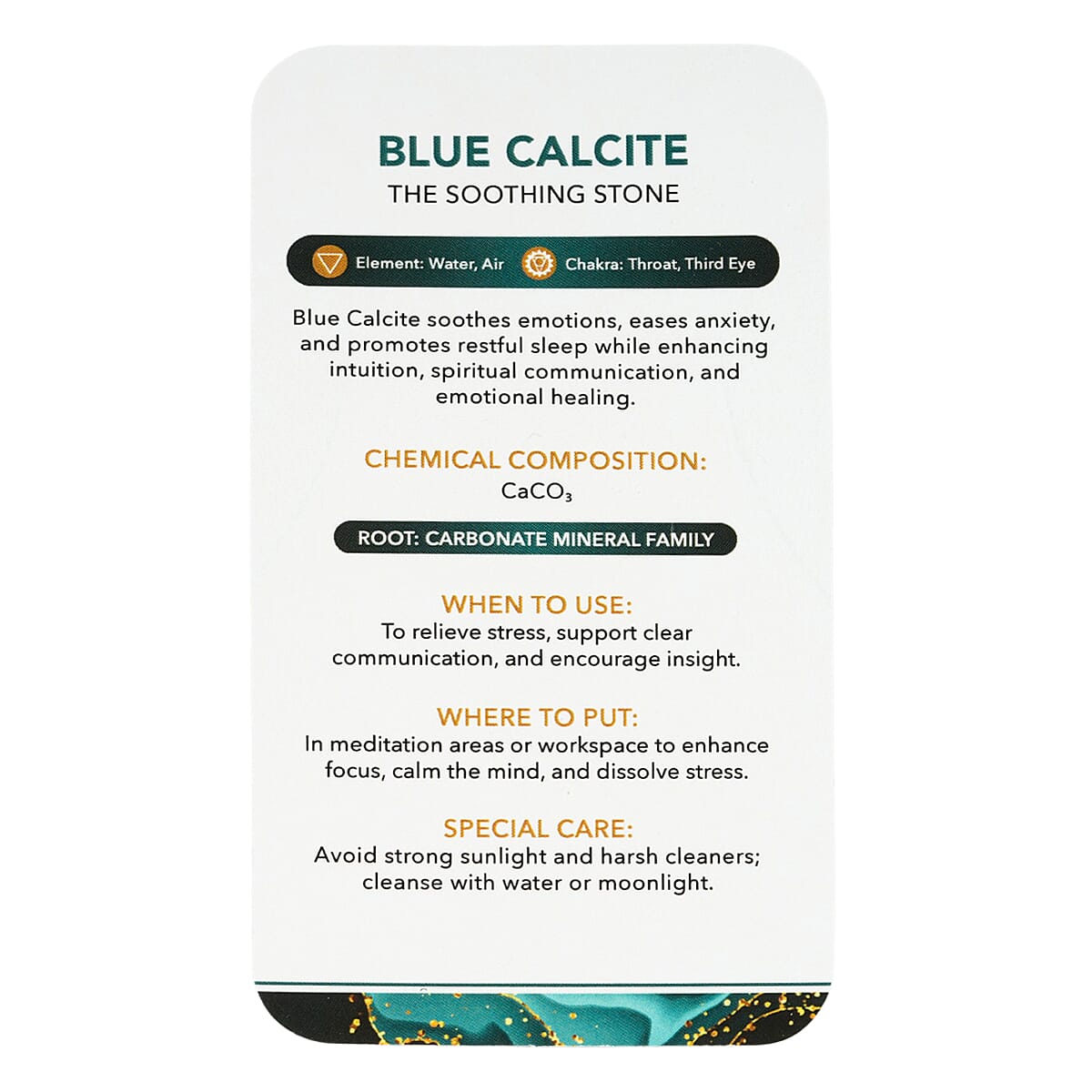 Blue Calcite Freeform – A Symbol of Calm and Emotional Clarity