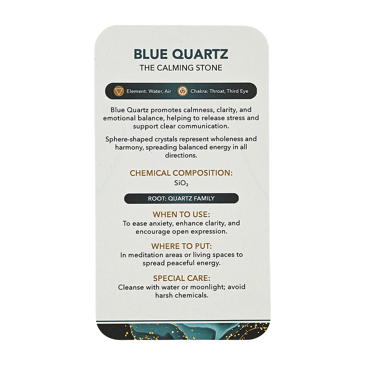 Quartz Blue Sphere – Radiant Calm and Clarity