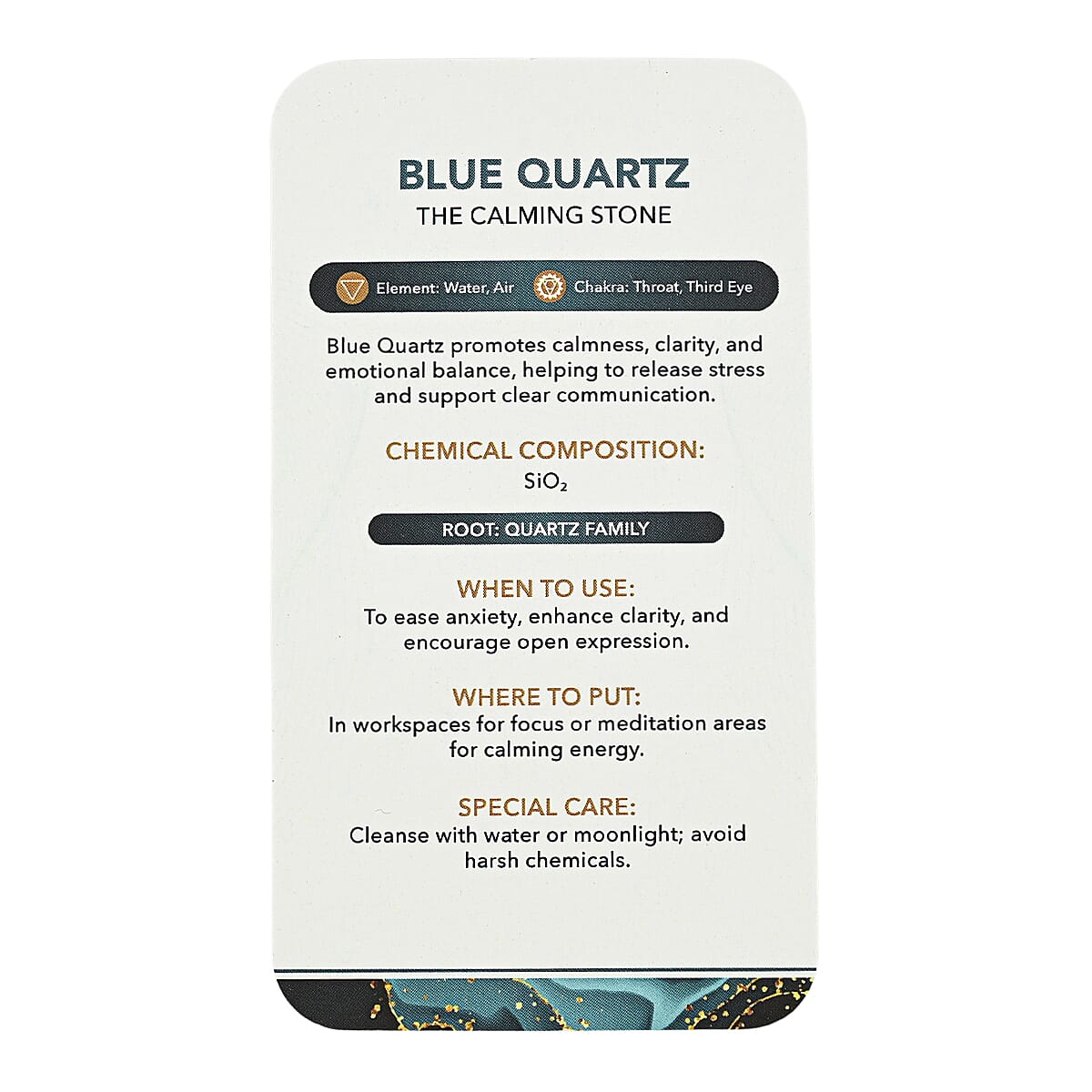 Quartz Blue Freeform – A Stunning Burst of Calm and Clarity