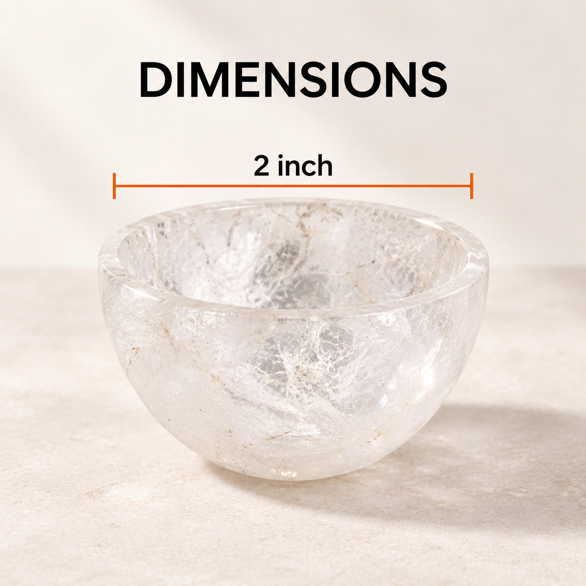 Natural Crystal Bowl - For Jewelry and Crystal Charging