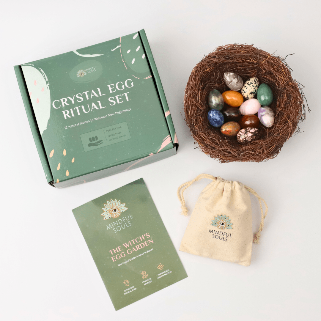 Crystal Egg Ritual Set: 12 Powers of Renewal