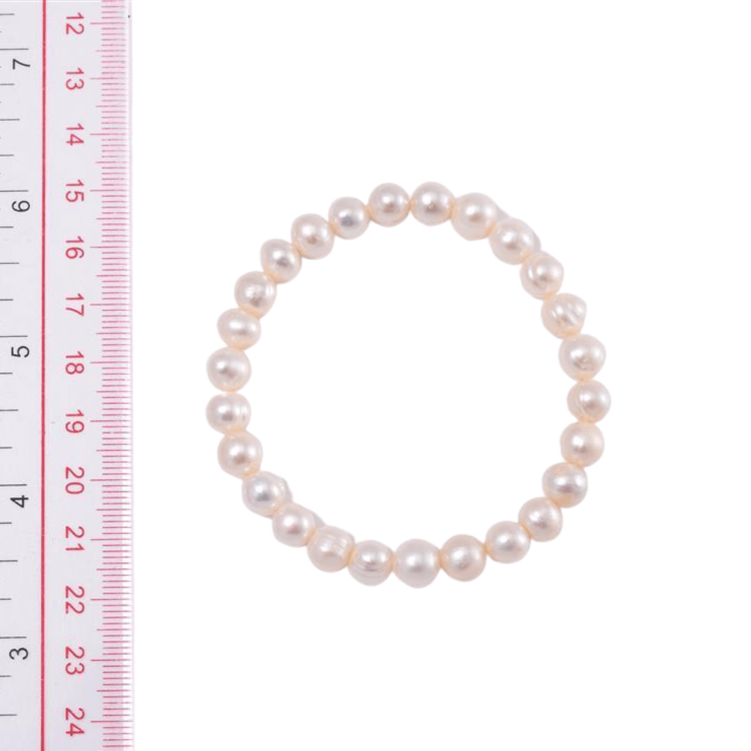 Pearl Necklace & Earrings Set + Bracelet