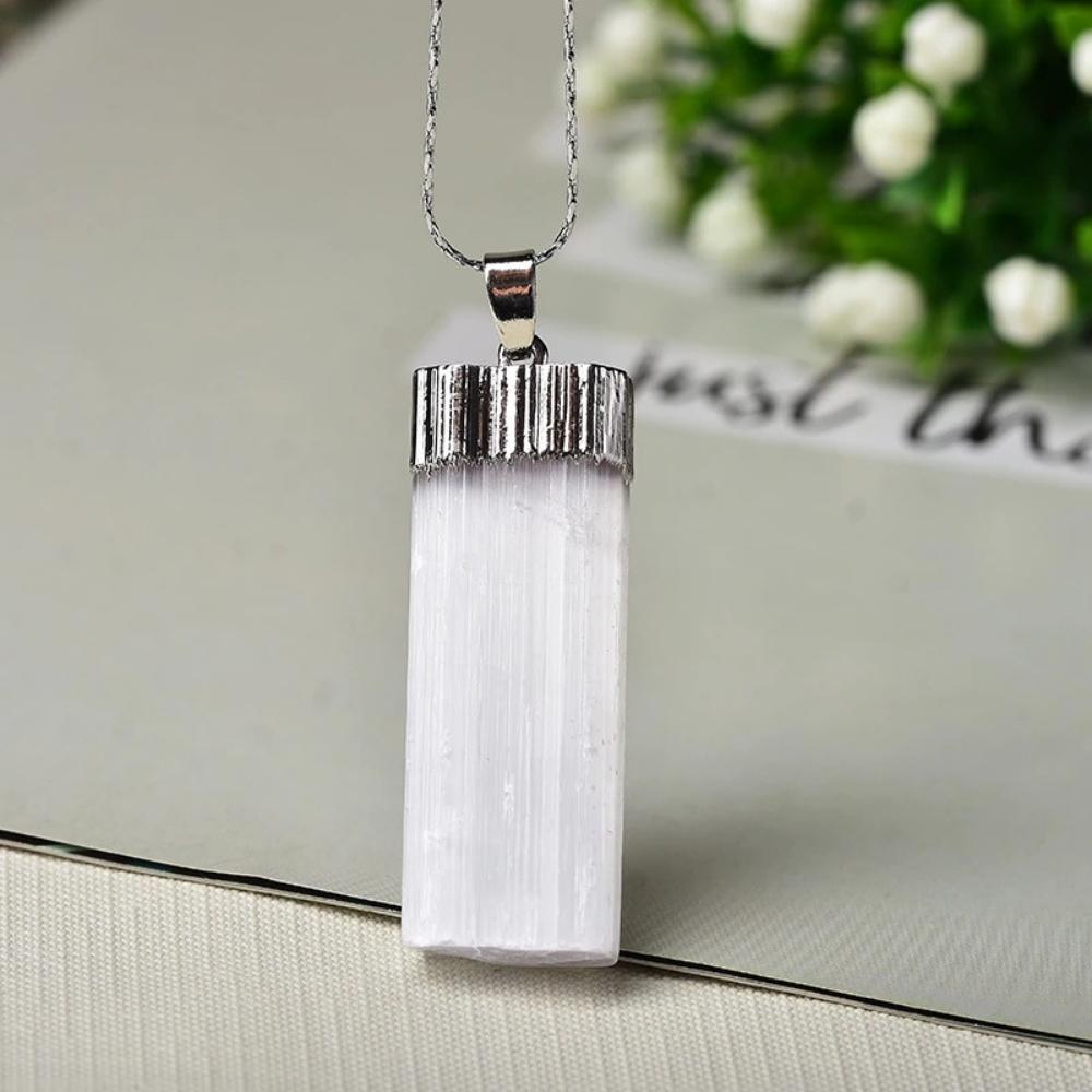 Selenite Gemstone Pendant