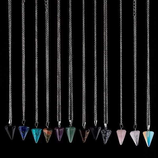 Hexagon Pendulum Necklace