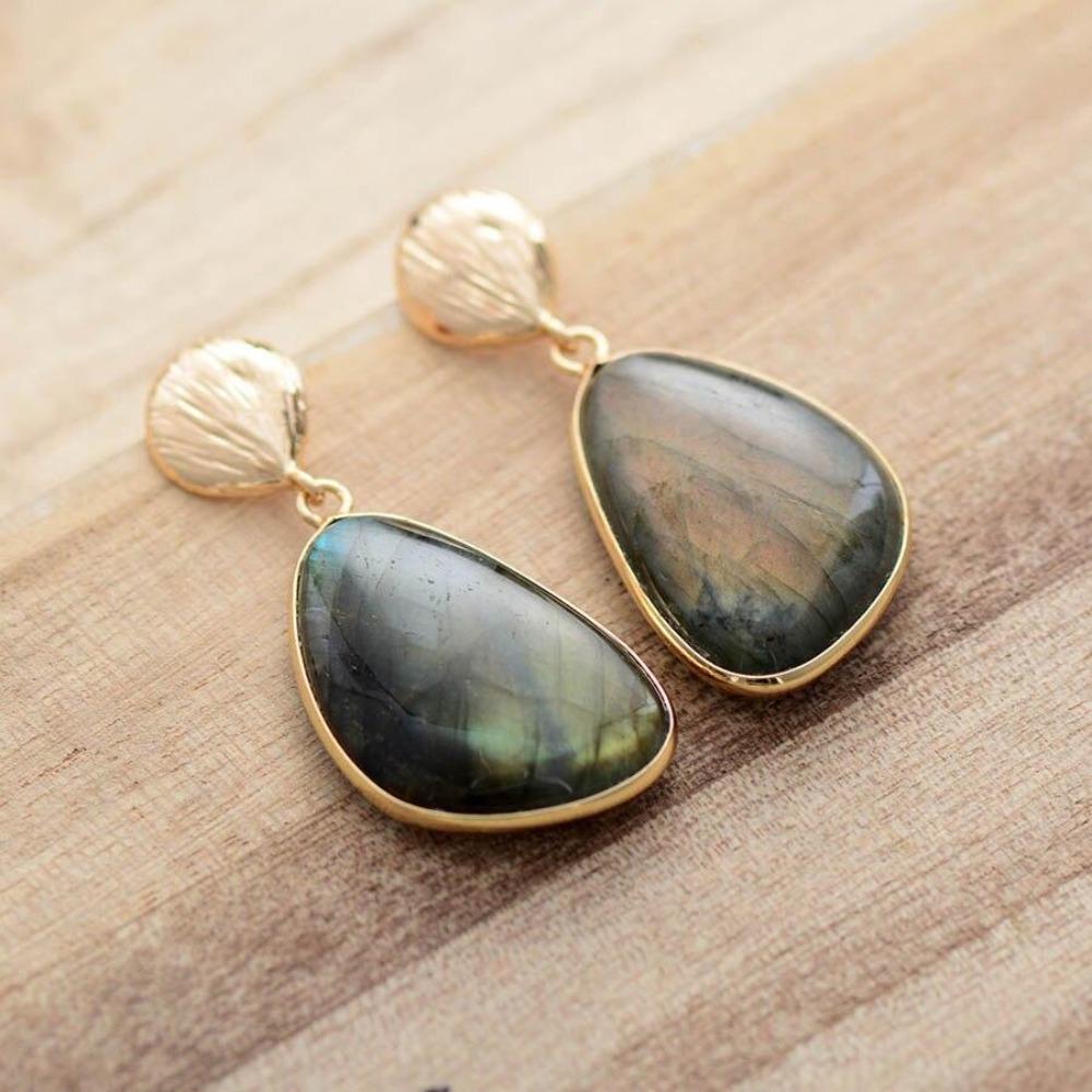 Handmade Labradorite Earrings