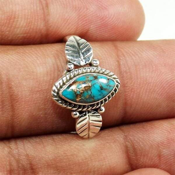 Turquoise Flora Ring