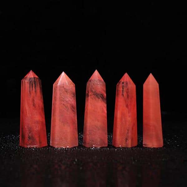 Red Quartz Crystal