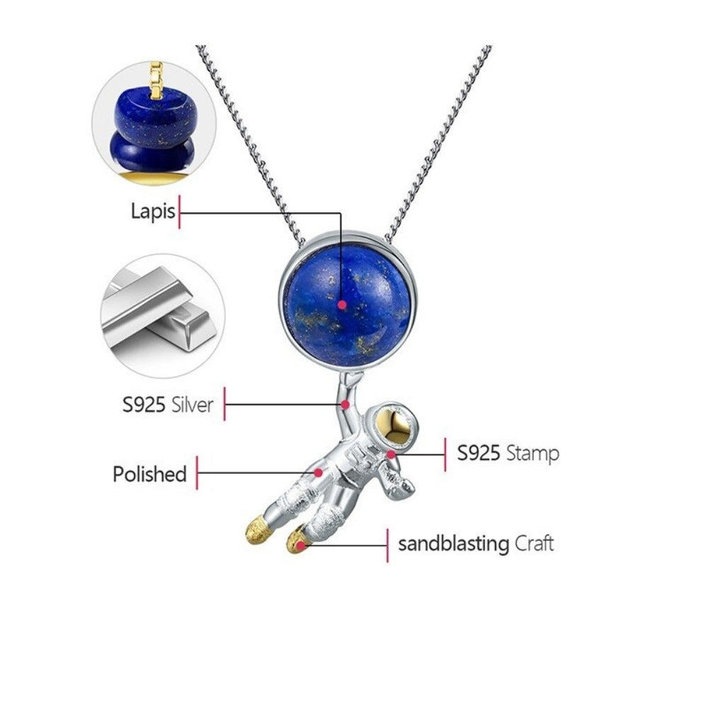Space Odyssey Lapis Lazuli Pendant