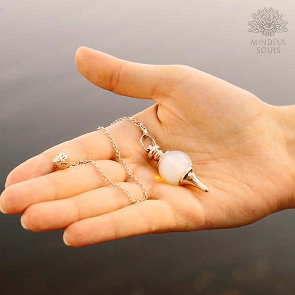Crystal Gemstone Opalite Pendulum