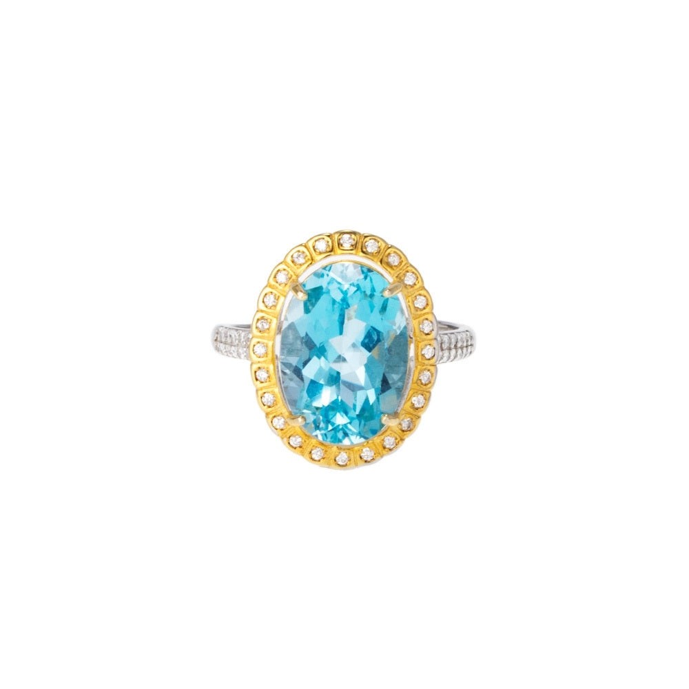 Royal Blue Topaz Ring