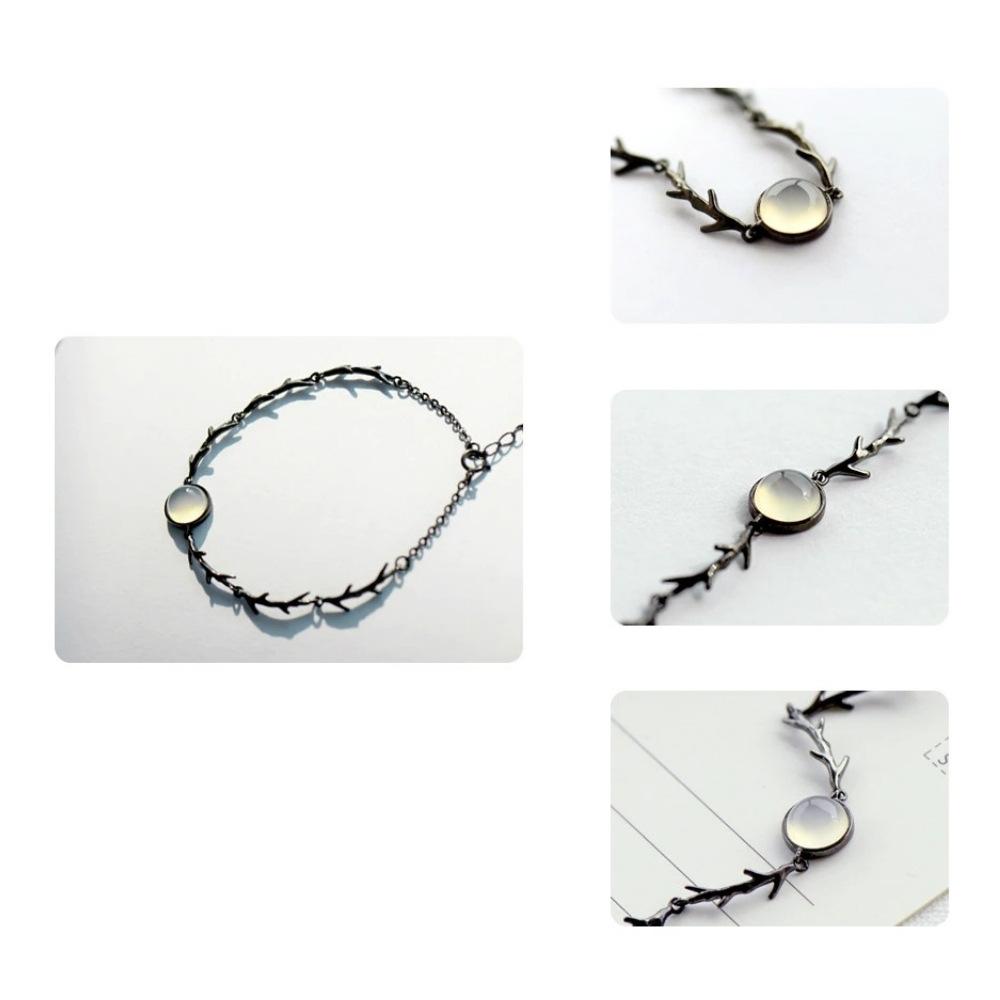 Moonstone Magical Forest Crystal Bracelet