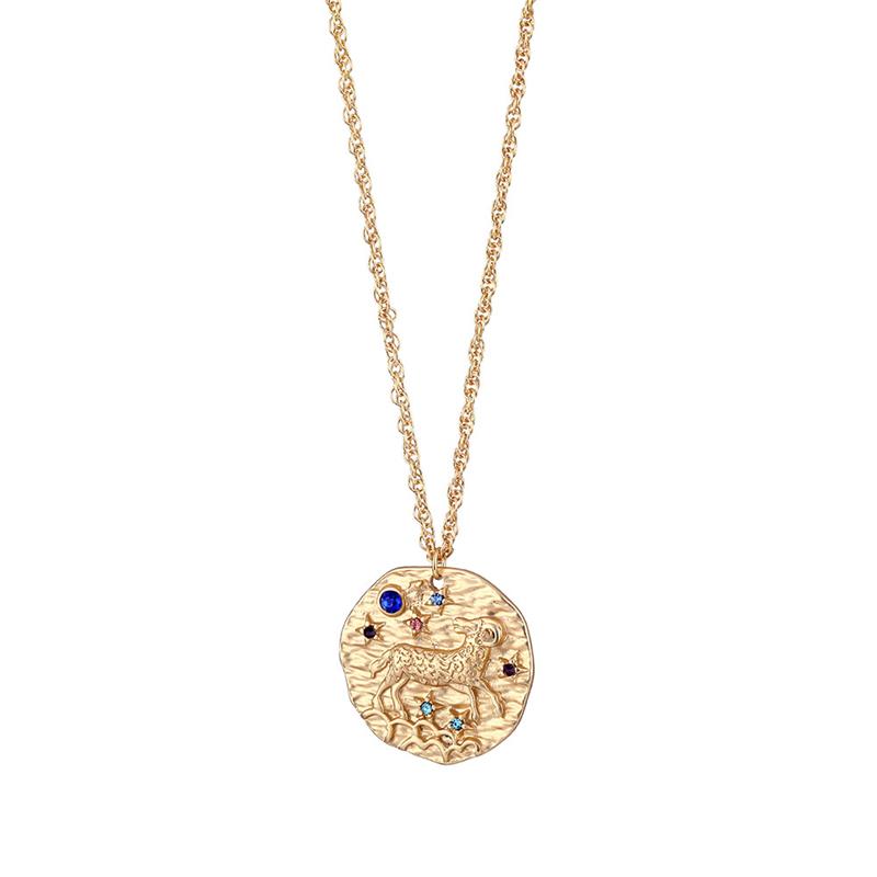 Zodiac Medallion Necklace