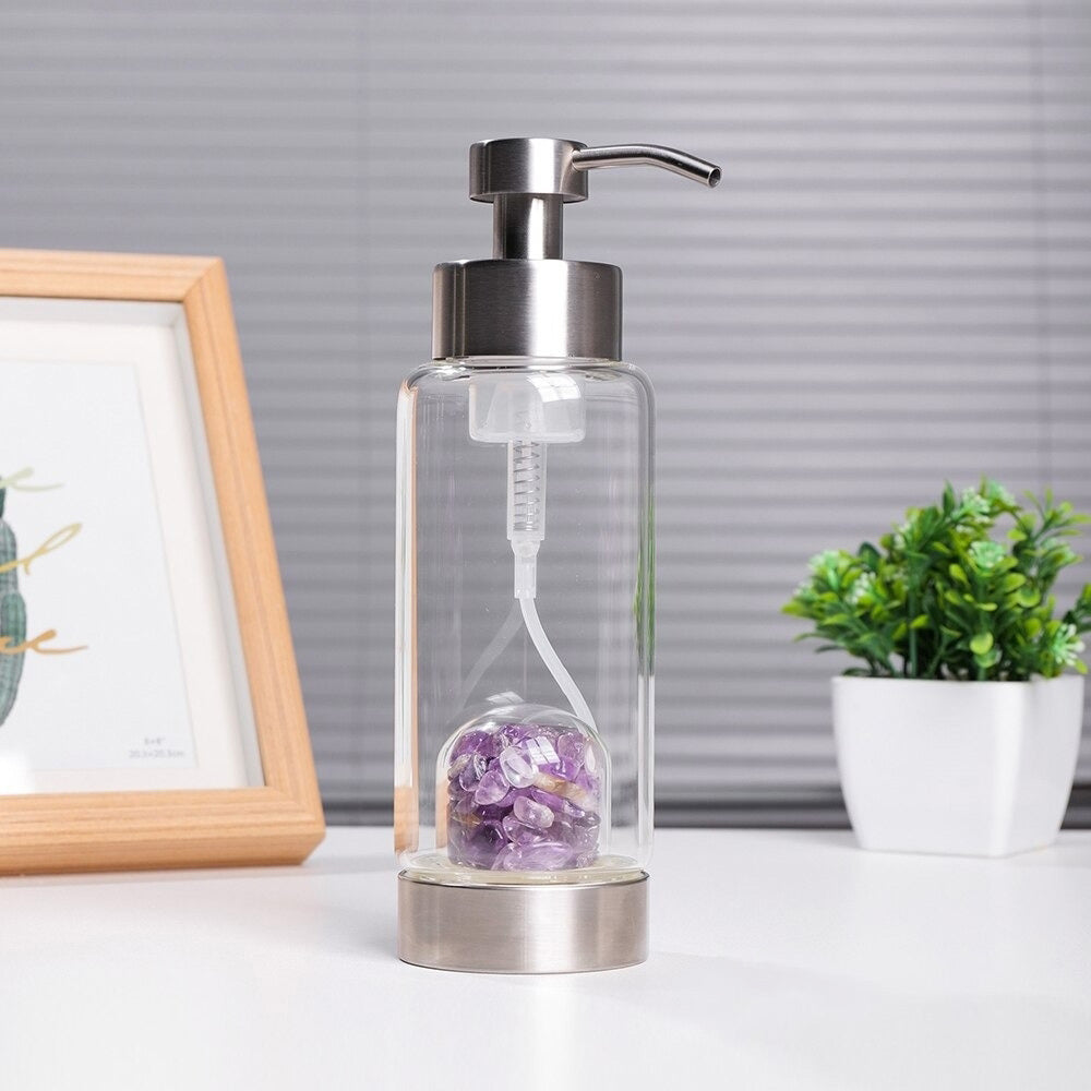 Shampoo & Soap Crystal Bottle Dispenser
