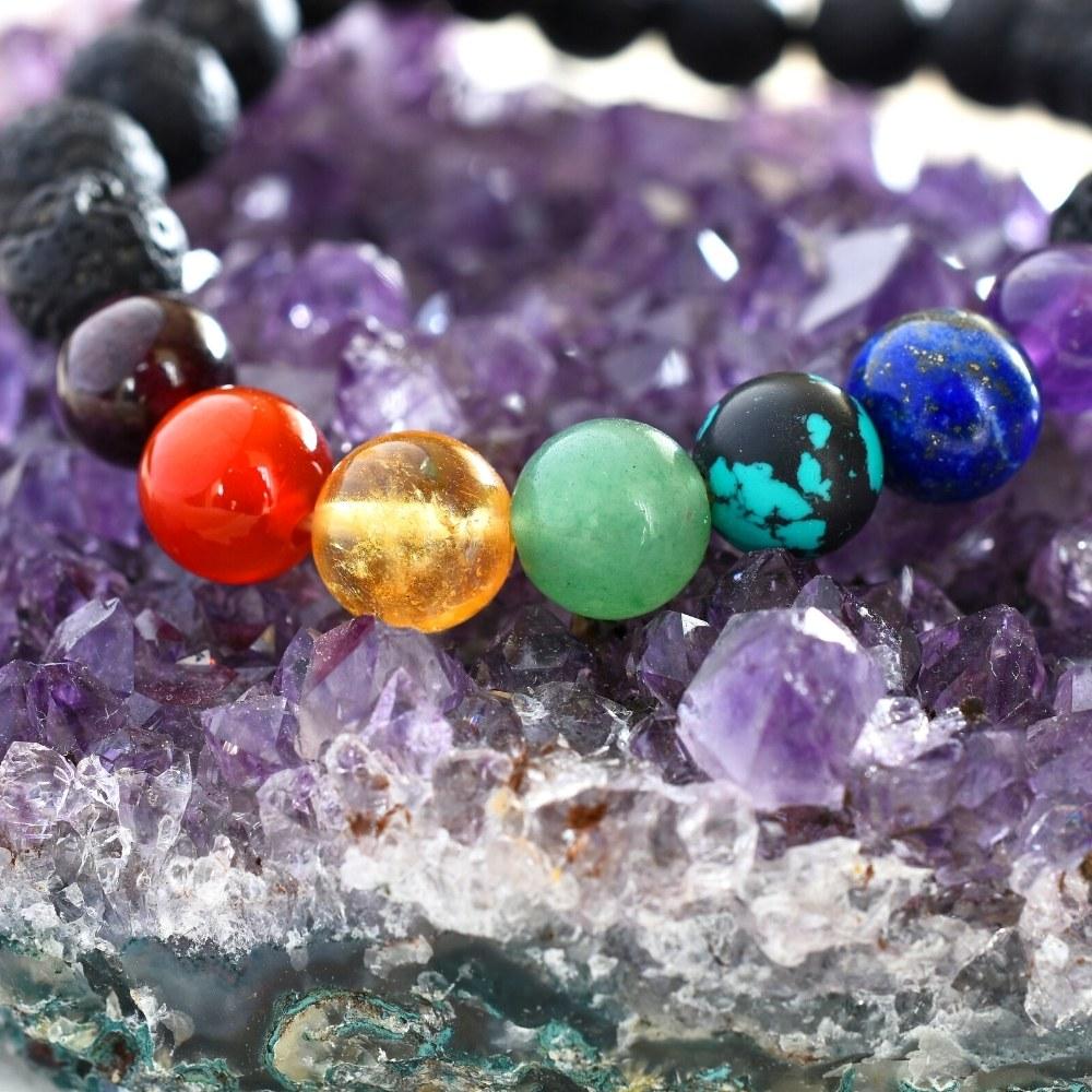7 Chakra Bead Bracelet