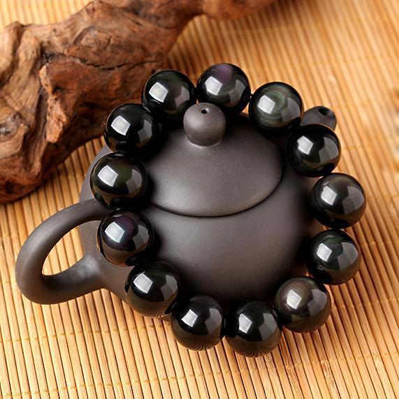 Anti-stress Rainbow Obsidian Bracelet