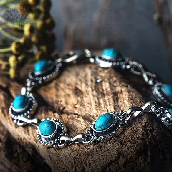 Bohemian Turquoise Anklet