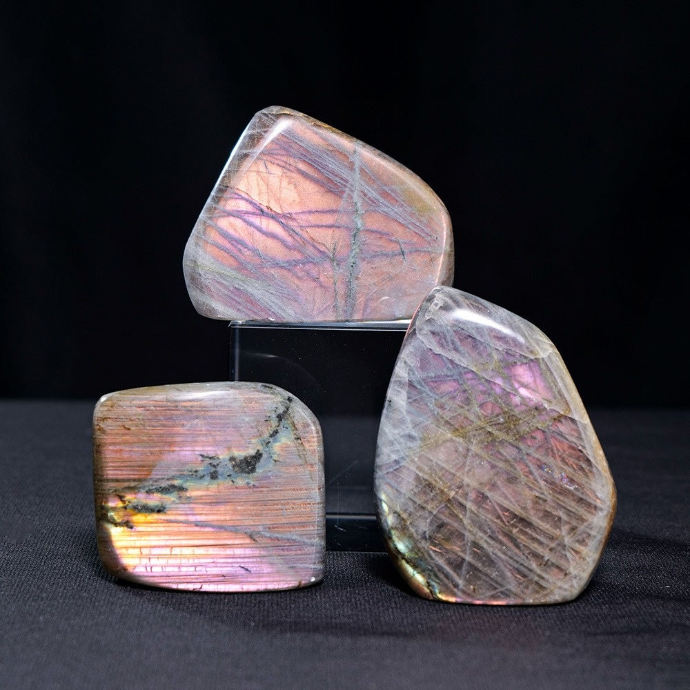Purple Flash Labradorite Stones