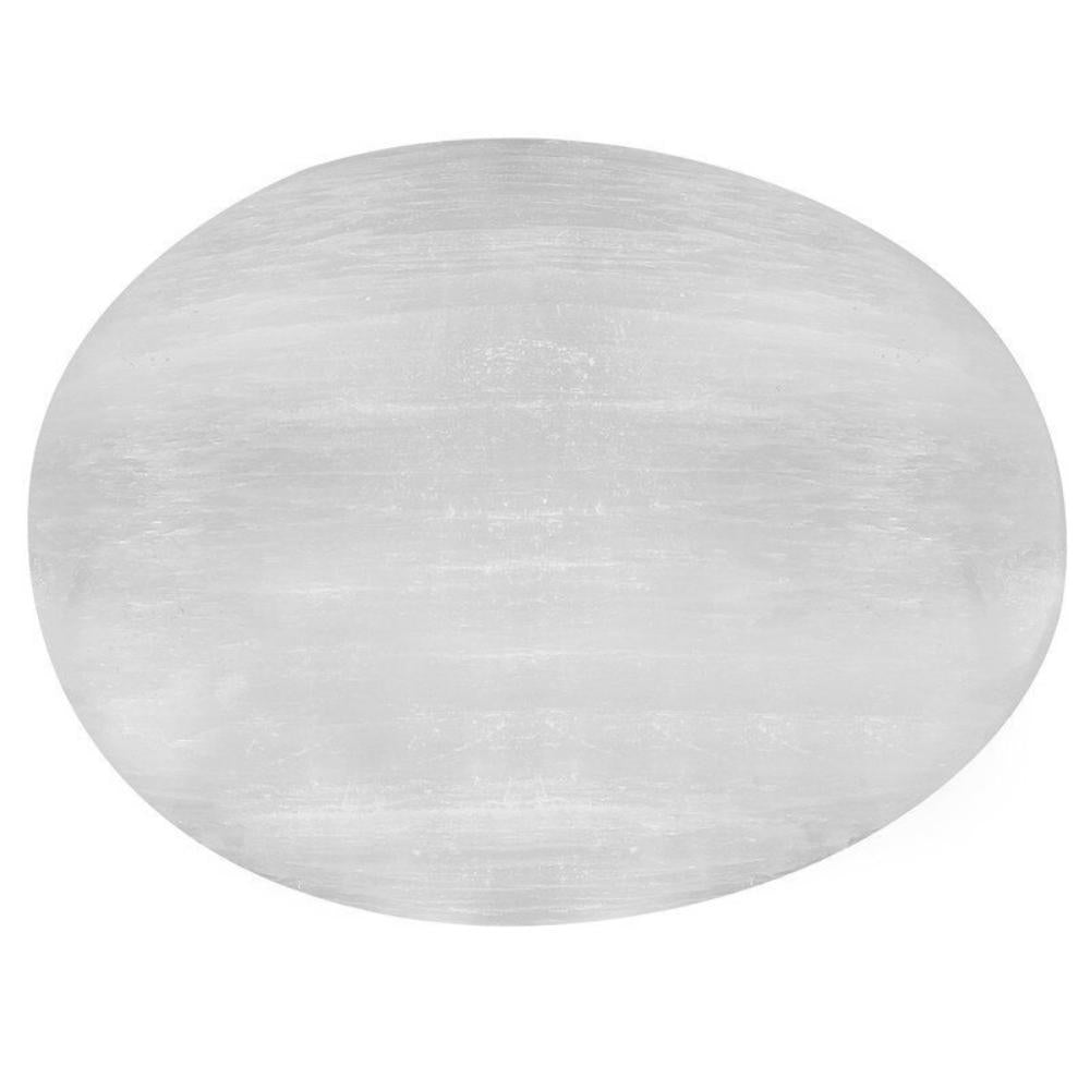 Natural Selenite Palm Stone