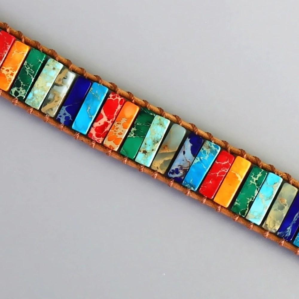 Handmade 7 Chakra Energy Stone Bracelet