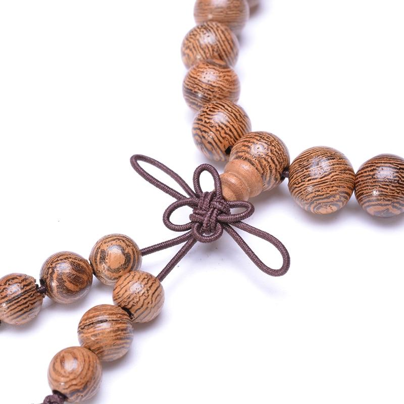 Wood Charm Mala