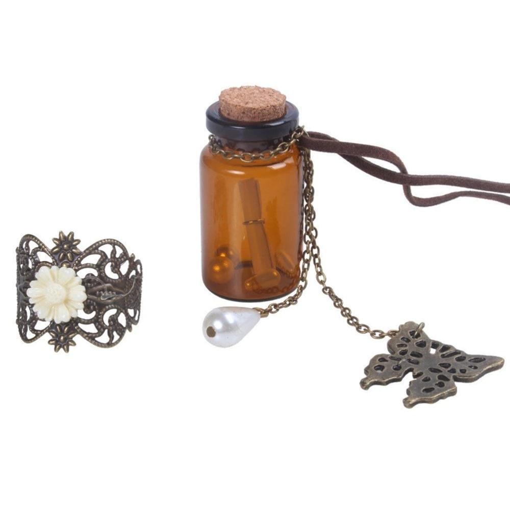 Butterfly Wishing Bottle Necklace