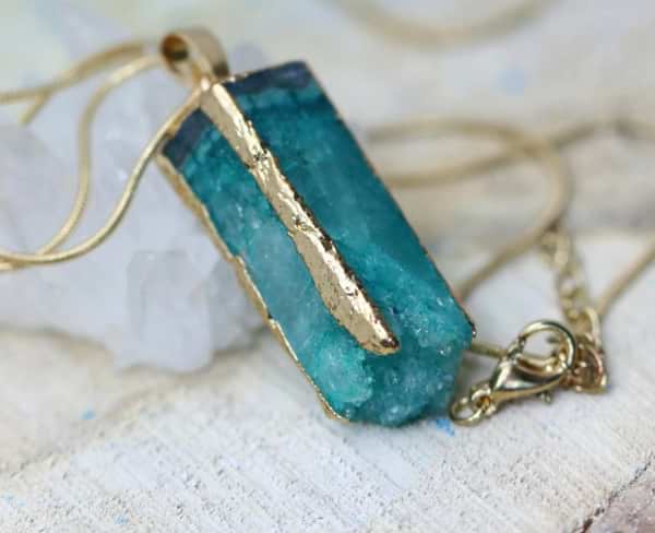 Agate Geode Necklace