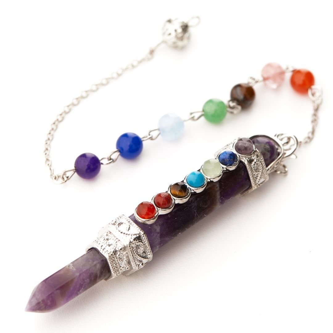 7 Chakra Wand Pendulum