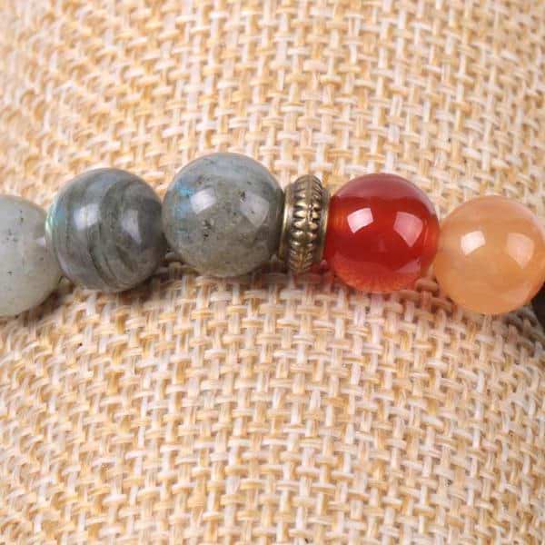 Labradorite 7 Chakra Bracelet