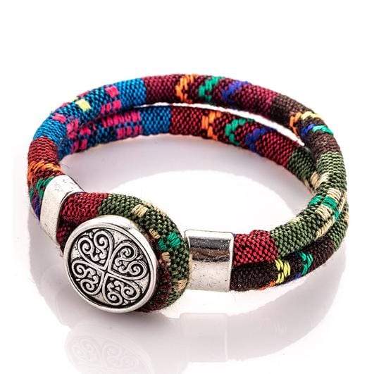 Boho Flower Charm Bracelet