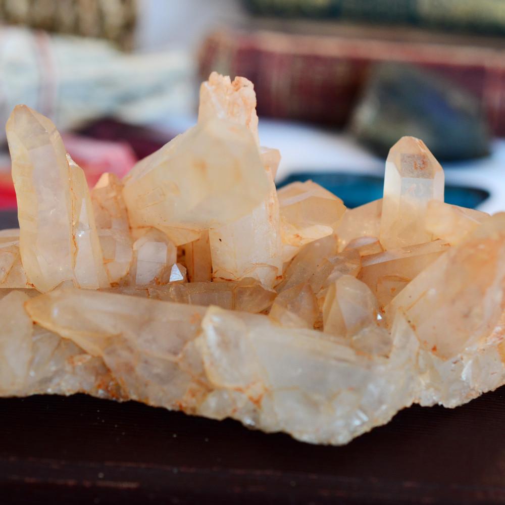 Tangerine Quartz Cluster