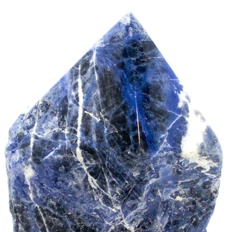 Sodalite Point With Natural Sides