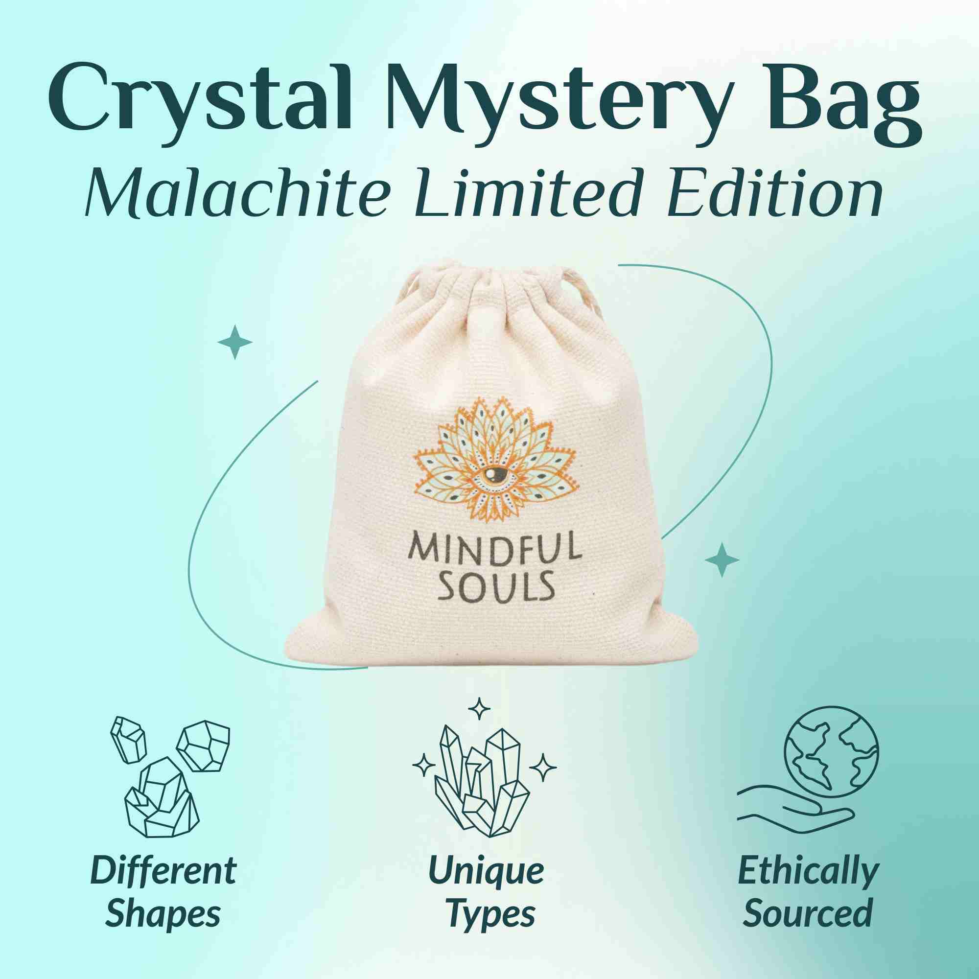 Crystal Mystery Bag - MALACHITE EDITION
