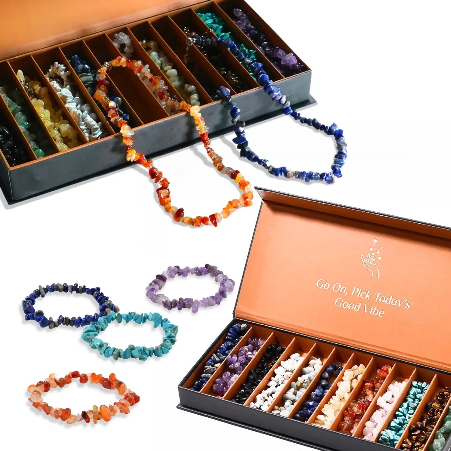 12 Necklaces and 12 Bracelets for Everyday Positivity