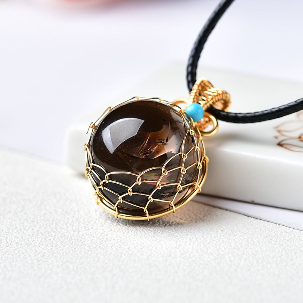 Elegant Smoky Quartz Pendant