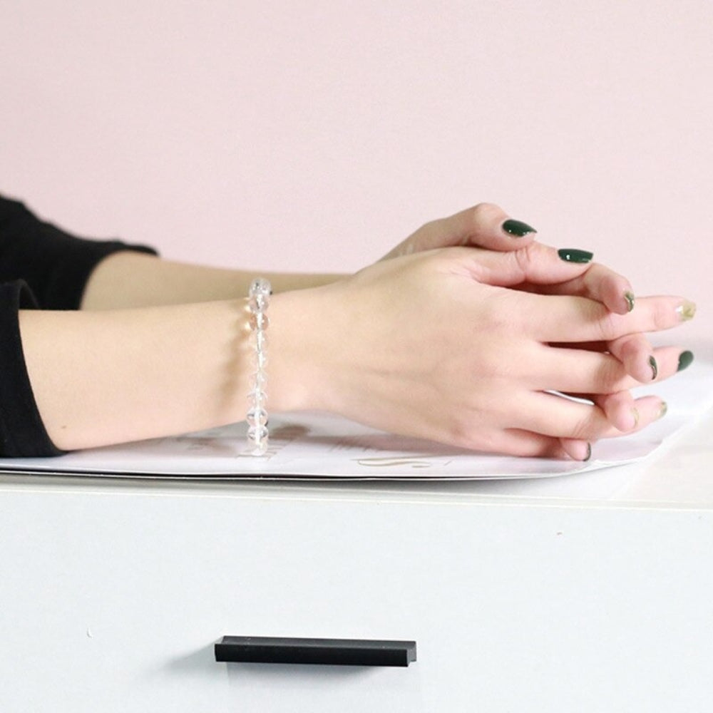 Clear Quartz Bead Bracelet