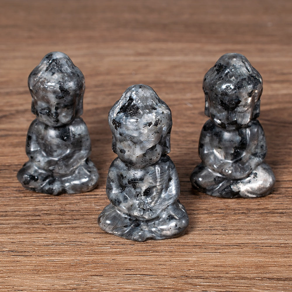 Meditating Buddha Crystal Figurines