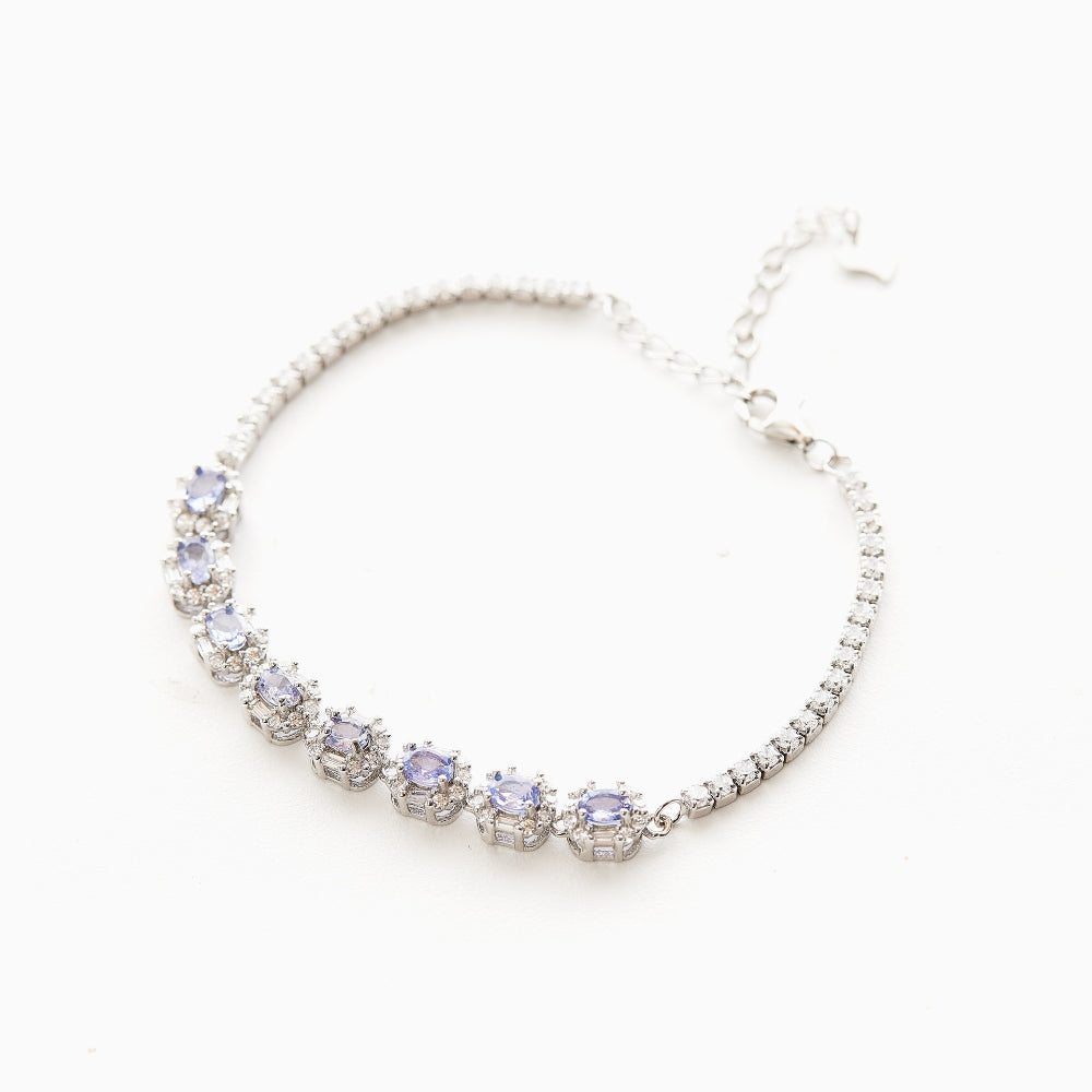 Elegant Blue Sapphire Bracelet